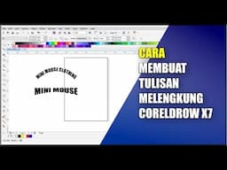 CorelDraw X7- cara membuat text melengkung dengan mudah