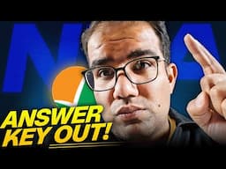 NTA Official BREAKING Update | 🔴ANSWER KEY OUT🔴| Must Watch | Vinay shur Sir