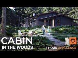 I Created A Cabin In the woods in 1 Hour With 3dsMax & Corona Renderer