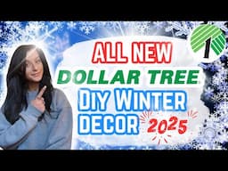 *NEW 2025* Quick and easy Dollar Tree DIY Winter Decor (THAT DON'T LOOK CHEAP)