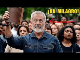 Ateos insultan a Mel Gibson, pero él alza la Biblia y ocurre un MILAGRO