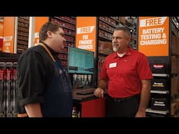 Stop by AutoZone for less delays and more free services like battery testing and charging.