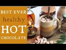 Healthy hot chocolate recipe | REAL HOT CHOCOLATE | VEGAN