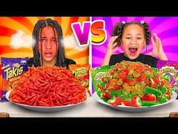 SPICY VS SWEET FOOD CHALLENGE 🌶️