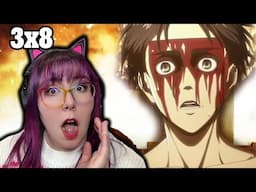 CHAOS ENSUING!? - ATTACK ON TITAN SEASON 3 EPISODE 8 | ZAMBER REACTS