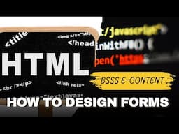 How to Design Forms in HTML | Step-by-Step Guide for Beginners