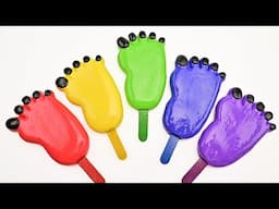 Ice cream foot cracking making 아이스크림 발 크래킹 만들기