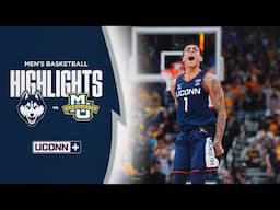 HIGHLIGHTS | #25 UConn Men’s Basketball Beats #9 Marquette in Milwaukee