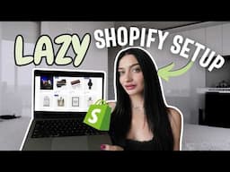 How to Build a Shopify Store in under 10 Minutes & MAKE MONEY (THE LAZY WAY)