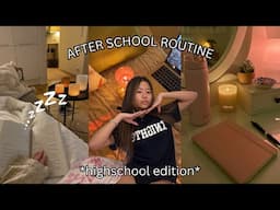 AFTER SCHOOL ROUTINE | vlog, cooking, night time routine, highschool