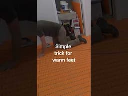 How To DIY Install Floor Heat wire #shorts