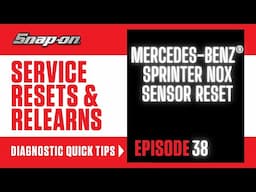 Mercedes-Benz® Sprinter NOx Sensor Reset | Service Reset & Relearn