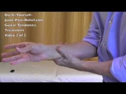 Guitar Tendonitis Treatment - A Quick Fix - Video 2 of 2