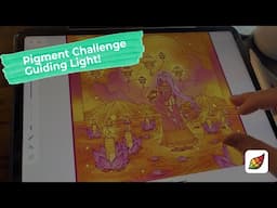 Pigment Creativity Challenge January 2025 | Guiding Light