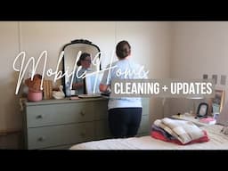 Mobile Home Clean with Me | Bedroom Makeover Updates