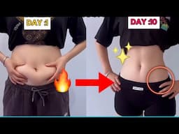 GET SMALL WAIST + BELLY AT HOME | 7 Day Small Waist Exercise | Flat Belly Changes Everyday