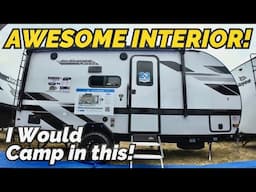 Little camper with an IMPRESSIVE amount of space! 2025 Jayco Jay Feather Micro 183FBS