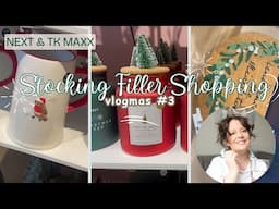 Stocking Filler Shopping at Next & TK Maxx Using My Christmas Sinking Fund | Vlogmas #3