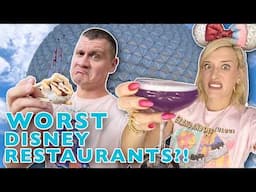 Can These BAD Disney World Restaurants Be Redeemed?! | Space 220, Katsura Grill, San Angel Inn EPCOT