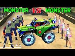 New MONSTER Truck Skin Fight 😈 NOOB vs PRO ⚡ Monster Truck Skin Challenge 😎 Garena Free Fire 🔥