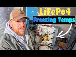 Putting It To The Test! LiFePO4 batteries in the Extreme Cold. - Winter Solar Update