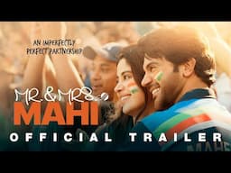 MR. & MRS. MAHI - NEW OFFICIAL TRAILER | Rajkummar Rao | Janhvi Kapoor | Sharan Sharma | 31 - 5 - 24