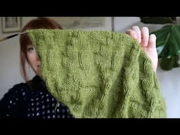 Well-Loved Knitting Podcast // Ingrid sweater, hilda structure sweater progress