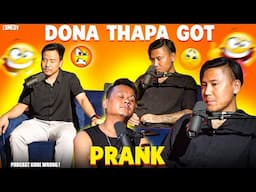 nepali prank - dona thapa aka chocolety boy got pranked |epic reaction/new lattest prank|dona thapa|