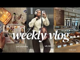 Weekly Vlog | ramadan goals, junk journalling, solo dates, spend the week with me ⭐️ productive vlog