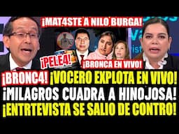 BRONC4! FREDDY HINOJOSA SE PELE4 CON MILAGROS LEIVA TRAS REPORTAJE MILLONARIO POR CASO QALIWARMA