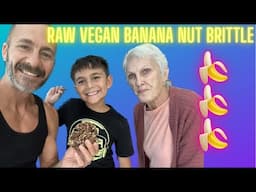 Banana Nut Brittle Raw-Vegan Crack-Cocaine Snack - Healthy and DELICIOUS treat for the sweet tooth