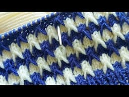 Easy And  🧶 Beautiful knitting pattern #knitting