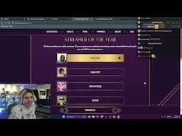 xQc Votes for The Streamer Awards!