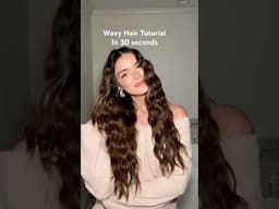 Wavy Hair is easy for days I’m skipping washing my hair! #wavyhair #hairwaver #hairtutorial