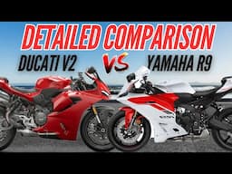 2025 Ducati Panigale V2 vs Yamaha R9 - Is The V2 Better?