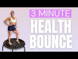 3 Minute Rebounder Health Bounce |  Lymphatic Drainage Bounce