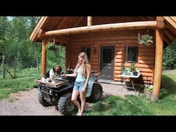 Daily Life in the North | OFF GRID Log Cabin | OFF GRID Pros/Cons