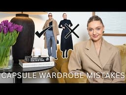 CAPSULE WARDROBE MISTAKES IN 2025 | LESSONS WITH LYDIA