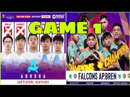 GAME 1 AURORA PH VS TEAM FALCON | Snapdragon Mobile Challenge Group Stage | Season 6 | Day 3