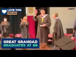 88-year-old Man Graduates from University 🎓👴 | LOVE THIS!