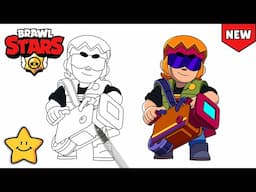 How To Draw BUSTER 📽️ | Brawl Stars | New Brawler | Step By Step