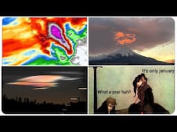 RED ALERT! 20+ Inches of Rain headed to North California! & Asteroid 2025 Beautiful But...