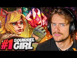 What RANK #1 on Squirrel Girl looks like in Marvel Rivals