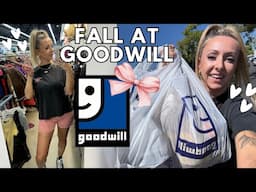 THRIFTING FOR FALL OUTFITS | NOVEMBER 2024 | ROSEVILLE CA GOODWILL