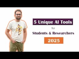 5 INSANE AI tools for Students and Researchers. Best AI tools 2025