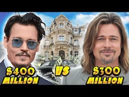 Brad Pitt VS Johnny Depp - Lifestyle War 2023 | Net Worth,Rich Life, Salary,Spending Millions