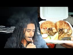 Day In The Lyfe Of A Stoner + Dona Letis Food Review 🔥🔥