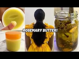 We Tried the Most Potent Rosemary & Mint Butter for Hair Growth😱