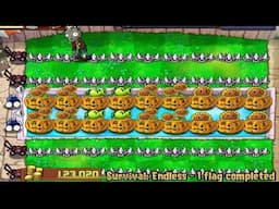 36 Spike Rocks VS Survival Endless Zombies!! (Working PvZ 2022 Glitch/Hack)