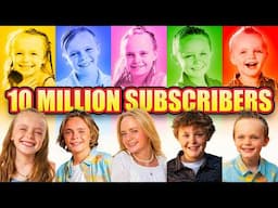 10 Million Subs! The Fun Squad’s Incredible YouTube Journey!